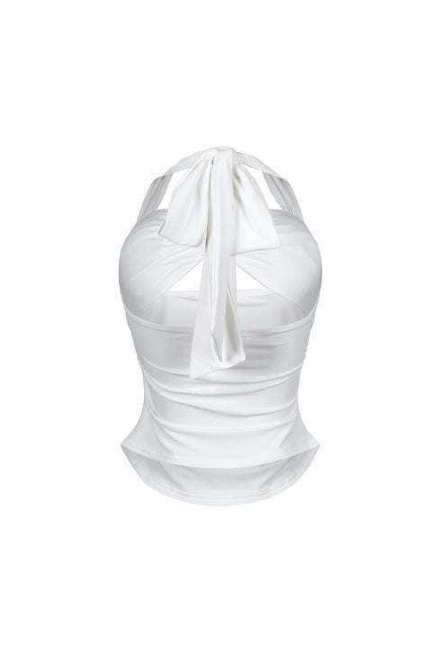 Micah Heart Metal Halter Top